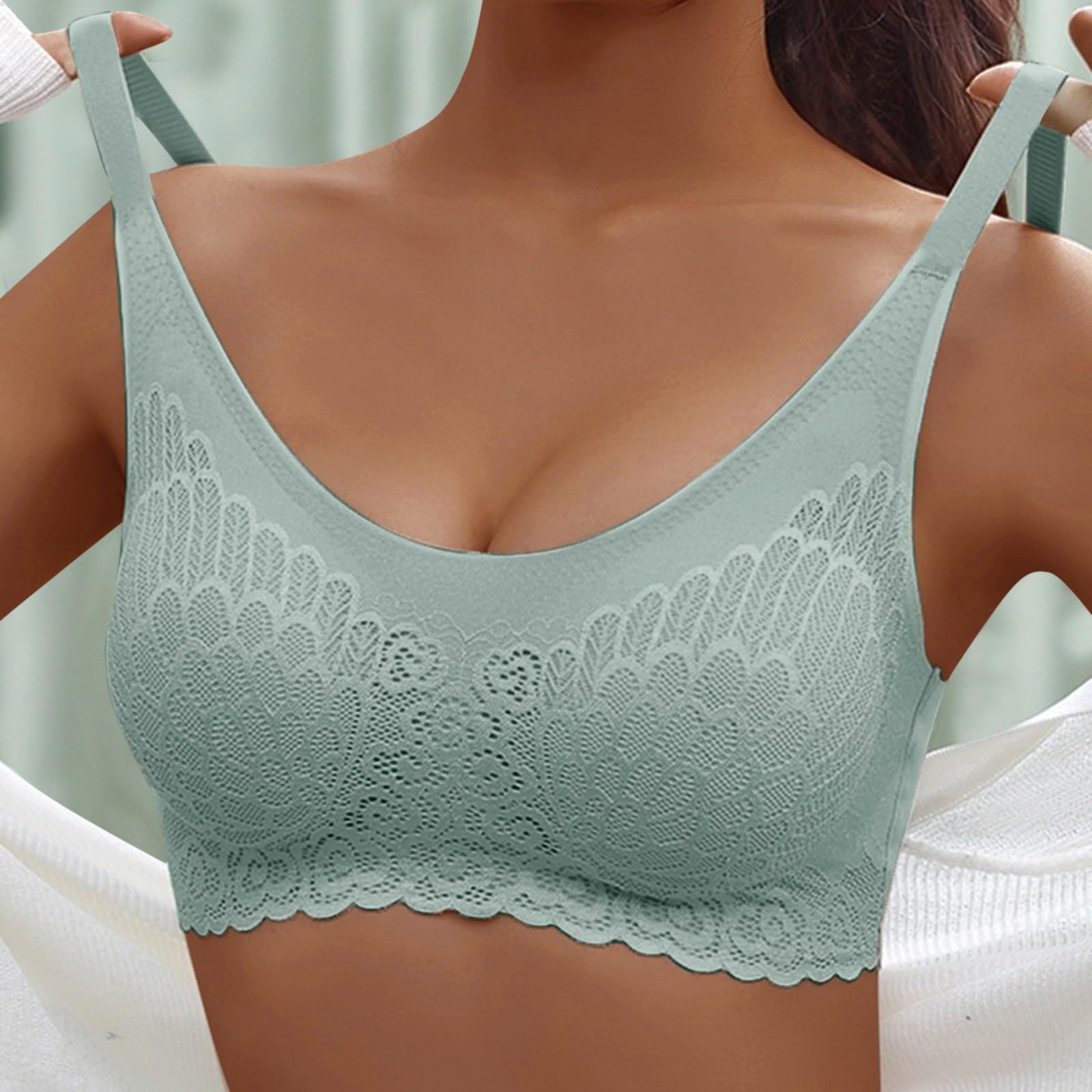 3 brasieres deportivos para mujer, sostén deportivo para mujer, lindo brasier de entrenamiento, sin varillas, de apoyo, no se ve, realce de moda para entrenamiento de busto grande, soporte completo,