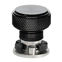 Vista 1 de Fenrir Kit de base de tornillo de asiento de liberación rápida personalizada de acero inoxidable 304 acabado negro para Harley Davidson 1997-ahora