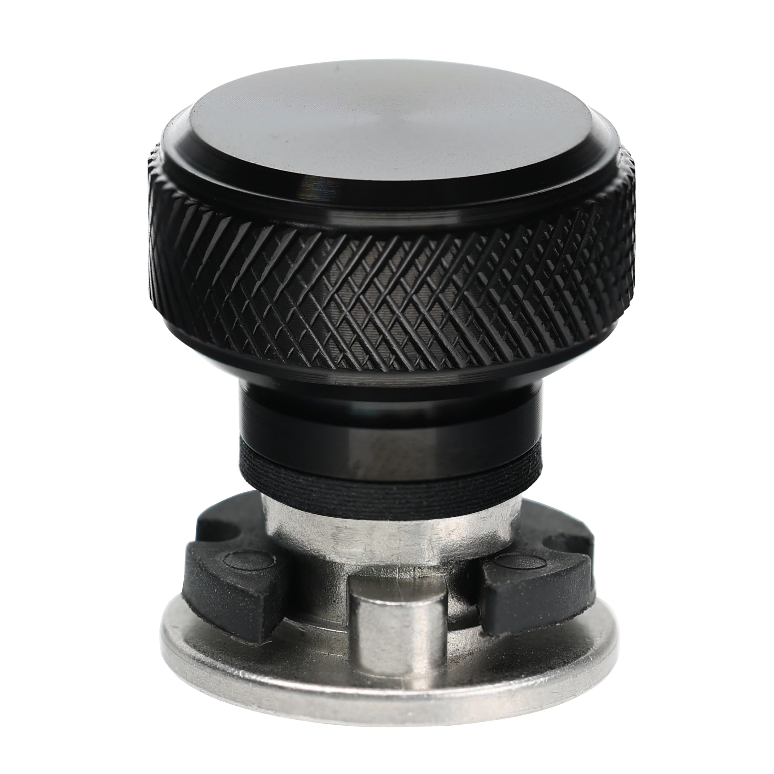 Fenrir Bullone per sella a sgancio rapido per motocicletta Vite Acciaio inossidabile 304 per Harley 1997-heute Sportster Dyna Softail Touring (Viti nere e base personalizzata)