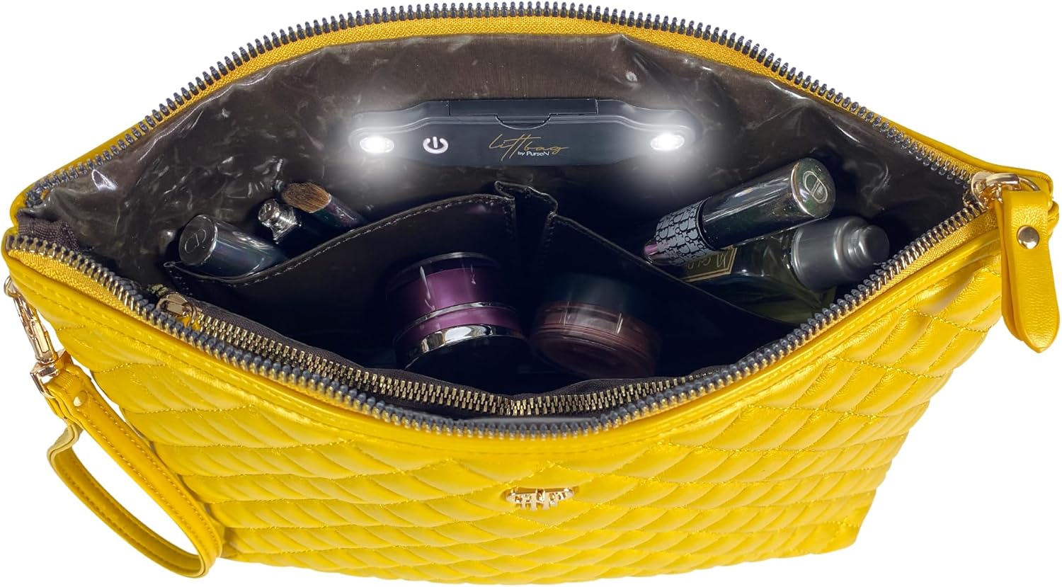 Litt Makeup Case - Large Clutch with Interior Light