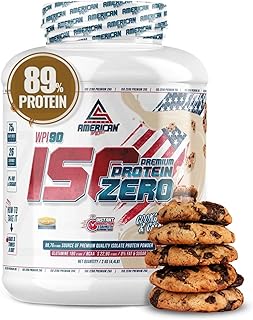 Proteina Isolada Zero 2kg | 0% Azúcares y 0% Grasa | Proteina Whey Isolate | Iso Whey Zero | Proteinas Isolate | Aumenta Músculo Sin Grasa | Bajo en Carbohidratos | Cookies