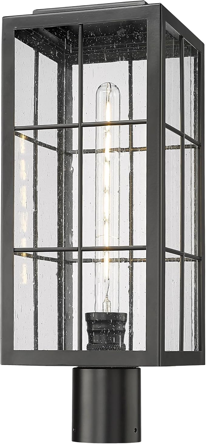 Lámpara de Poste Exterior ML Lighting 10841-PBK miniatura 4