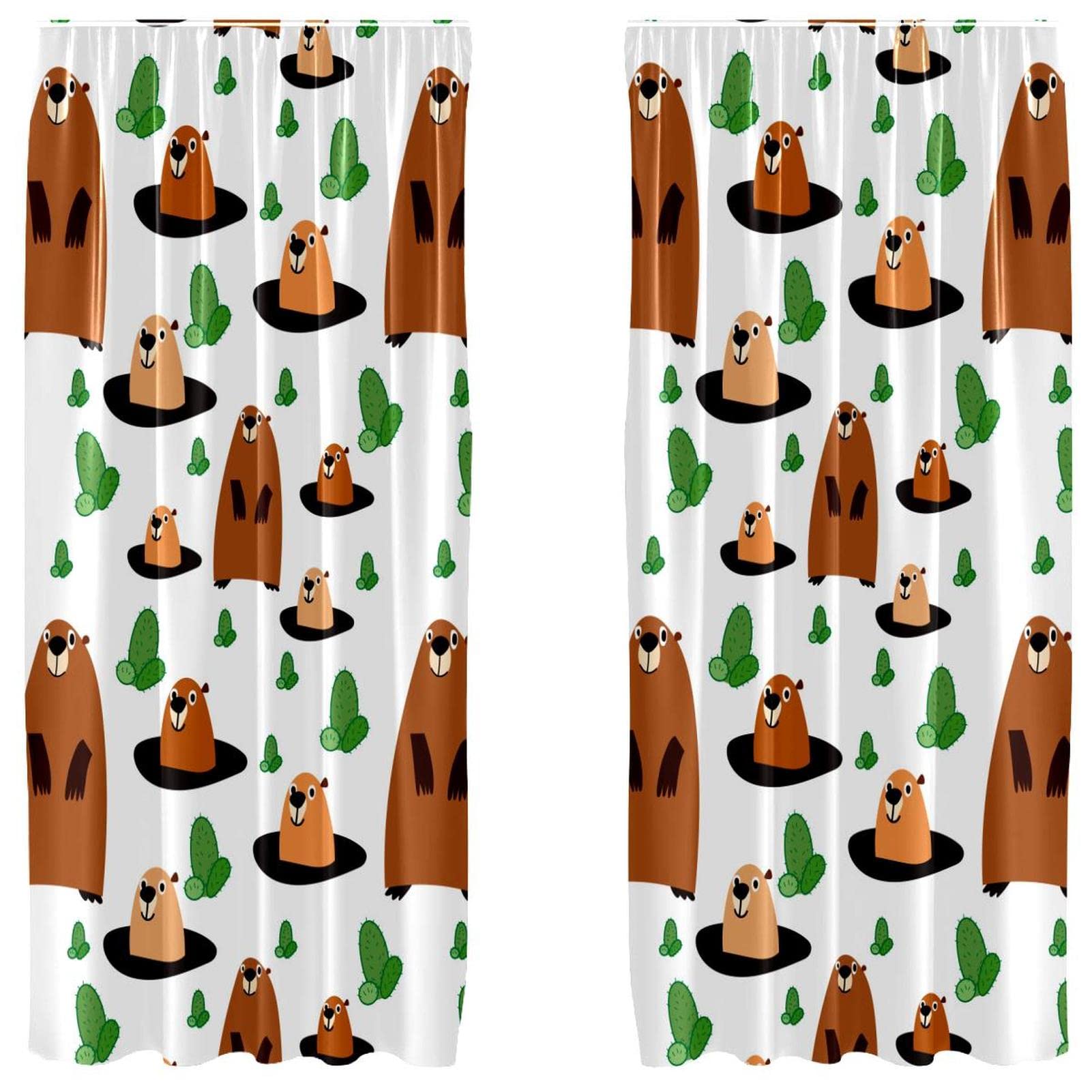 Rideaux occultants en microfibre castor 140x213cm rideau chambre bébé