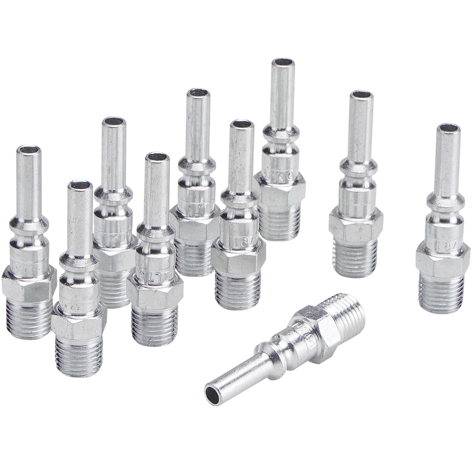 Milton 791 1/4" MNPT soluciona las fugas de presión neumática con este pack L Style