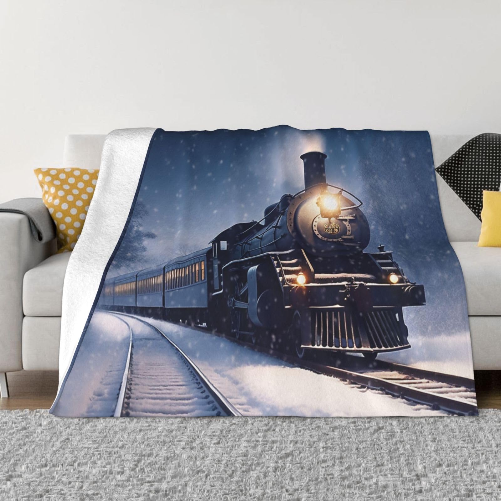 Jetés de Noël doux en flanelle pour partager des moments complices en famille