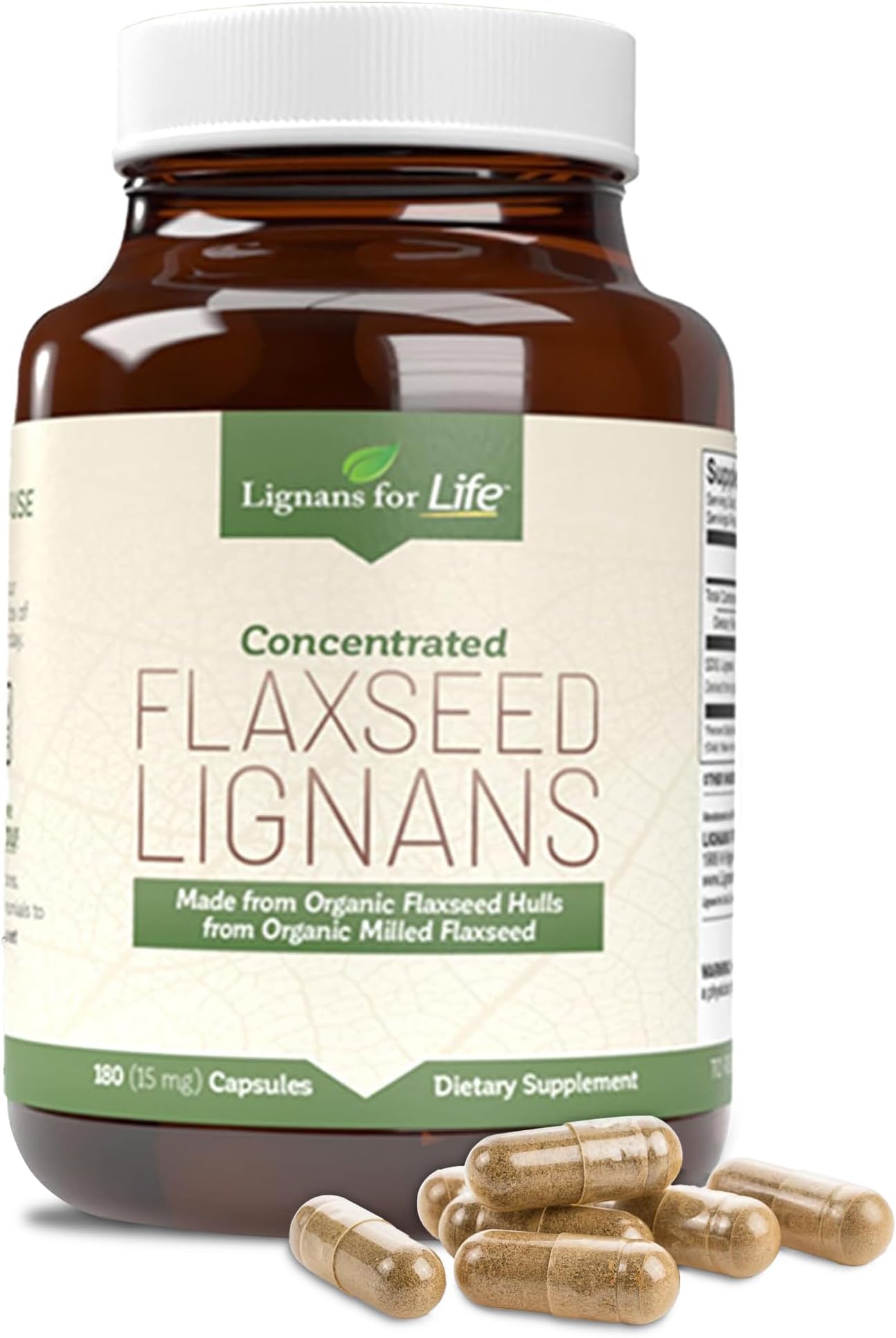 Flaxseed Lignans 30 mg Organic