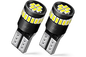 Auxito 194 LED Light Bulb for License Plate Light, 6000K White Super...