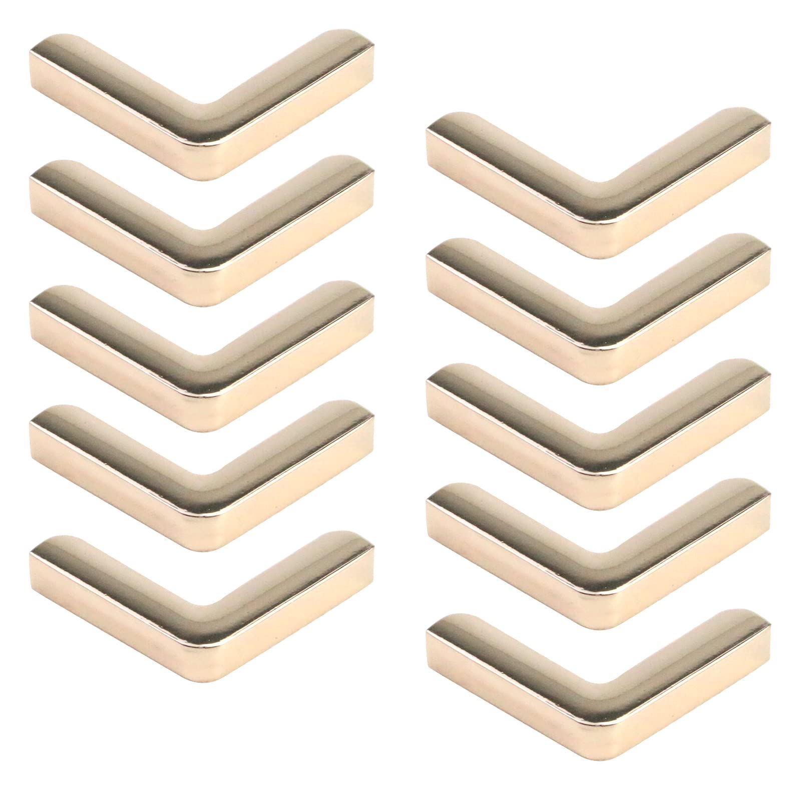 Pastlla 10pcs Metal Purse Corner Bags Handbags Clip Edges Bag Corner Clip Corner Decorative Protector Cover Bag Hardware Accessories Style D-picture-24