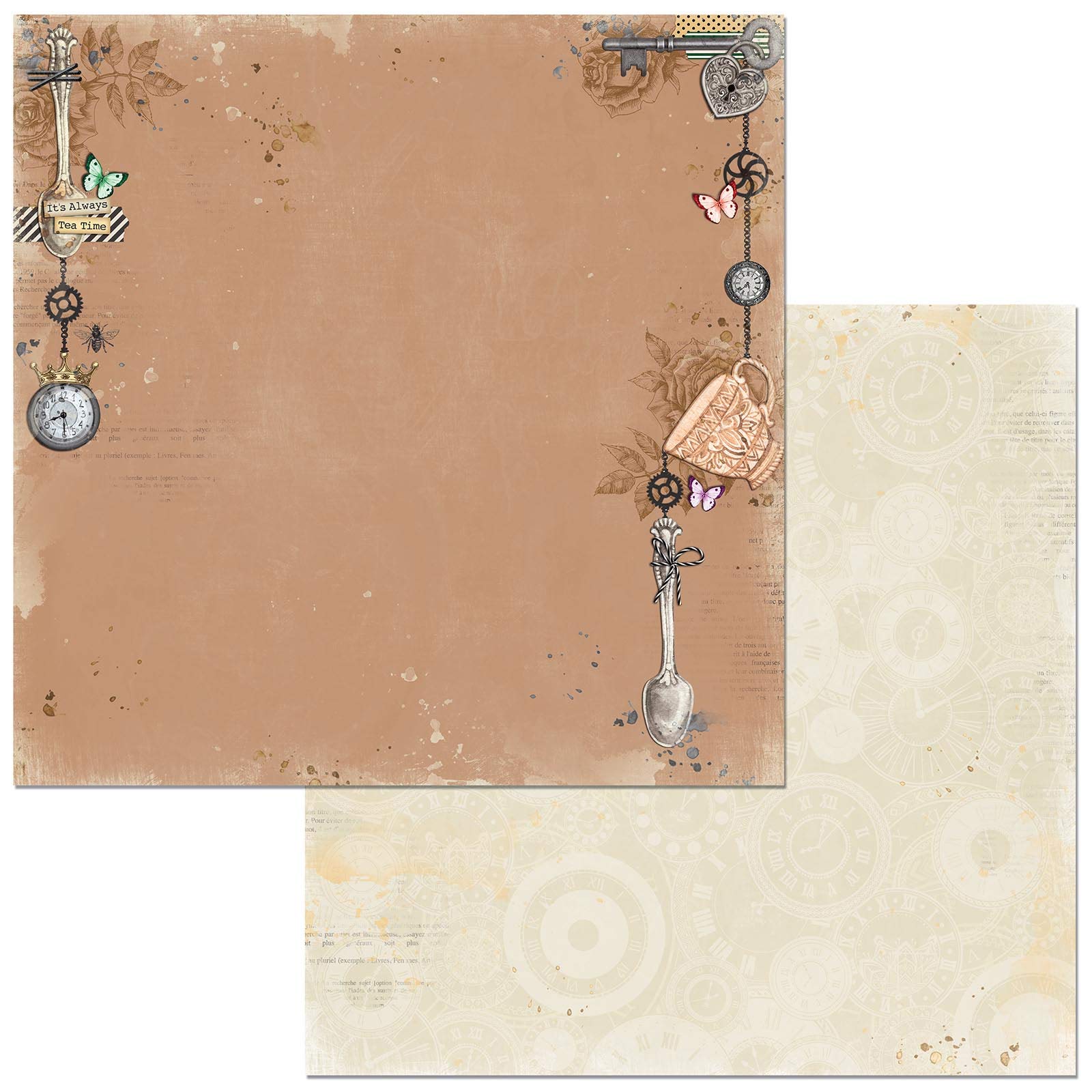 Cardstock Land of Wonder Drink Me double-face épais pour loisirs créatifs