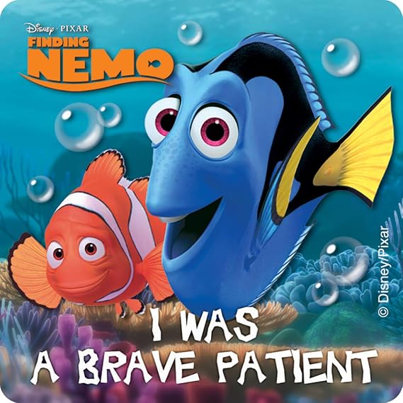SmileMakers Disney Finding Nemo Medical Stickers - 100 Per Pack
