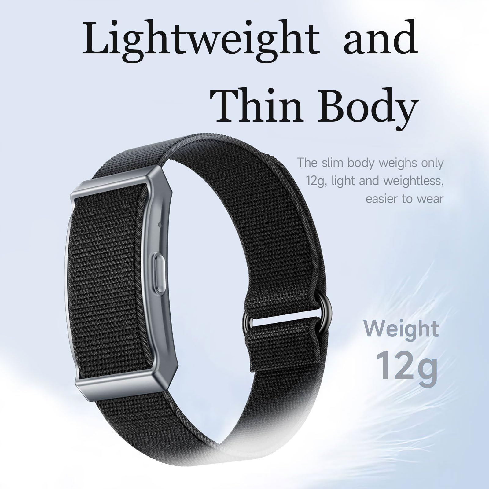 findtime Aktivitätstracker Fitness Armband ohne Display Schrittzähler Schlafmonitor Herzfrequenzmesser Kalorie Distanz-Tracking Multisport Modi IP68 Wasserdicht Leicht 2 Armbänder Schwarz