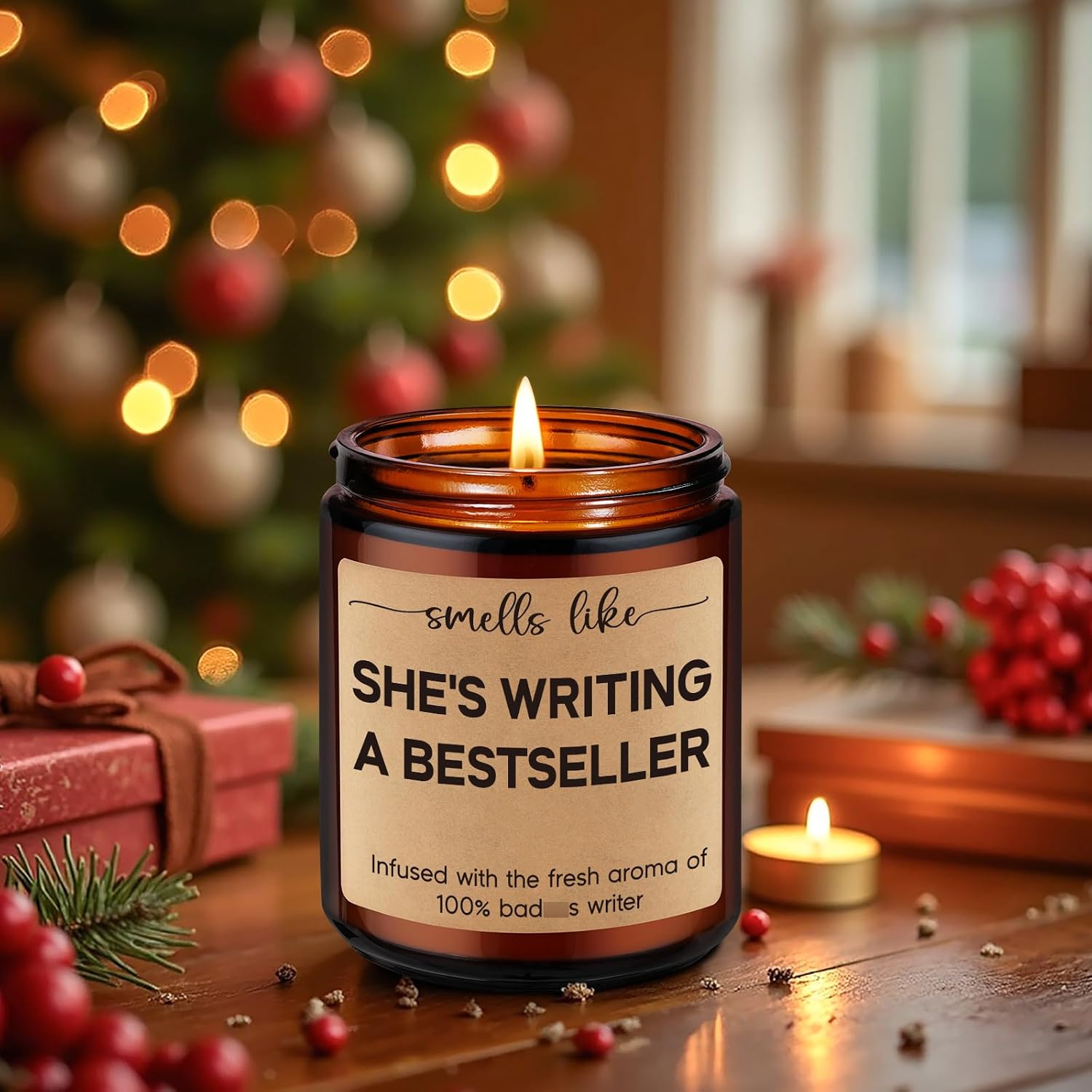 Miracu Writing Candle, Writer Gifts for Women, Author Gifts for Writers