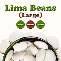 Vista 4 de Food to Live - Frijoles Lima Grandes, 1 Libra - Granos secos de mantequilla. Habas Grandes Cremosas. Buena fuente de proteínas, fibra, hierro
