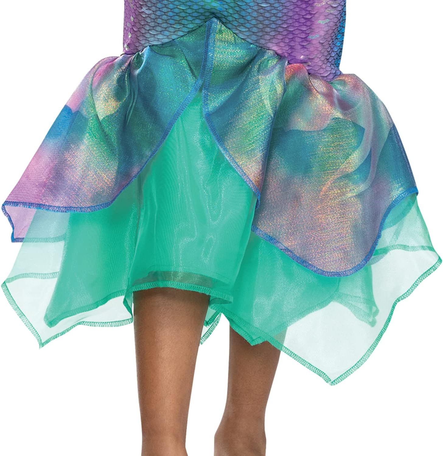 Ariel Costume for Kids, Official Disney The Little Mermaid Live Action Costume, Child Size Large (10-12)