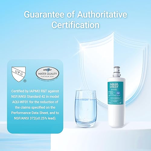 Miniatura 2 de AQUACREST 3US-AF01 filtro de agua para debajo del fregadero, repuesto para filtro de agua estándar 3US-AF01, 3US-AS01, Aqua-Pure AP Easy C-CS-FF,