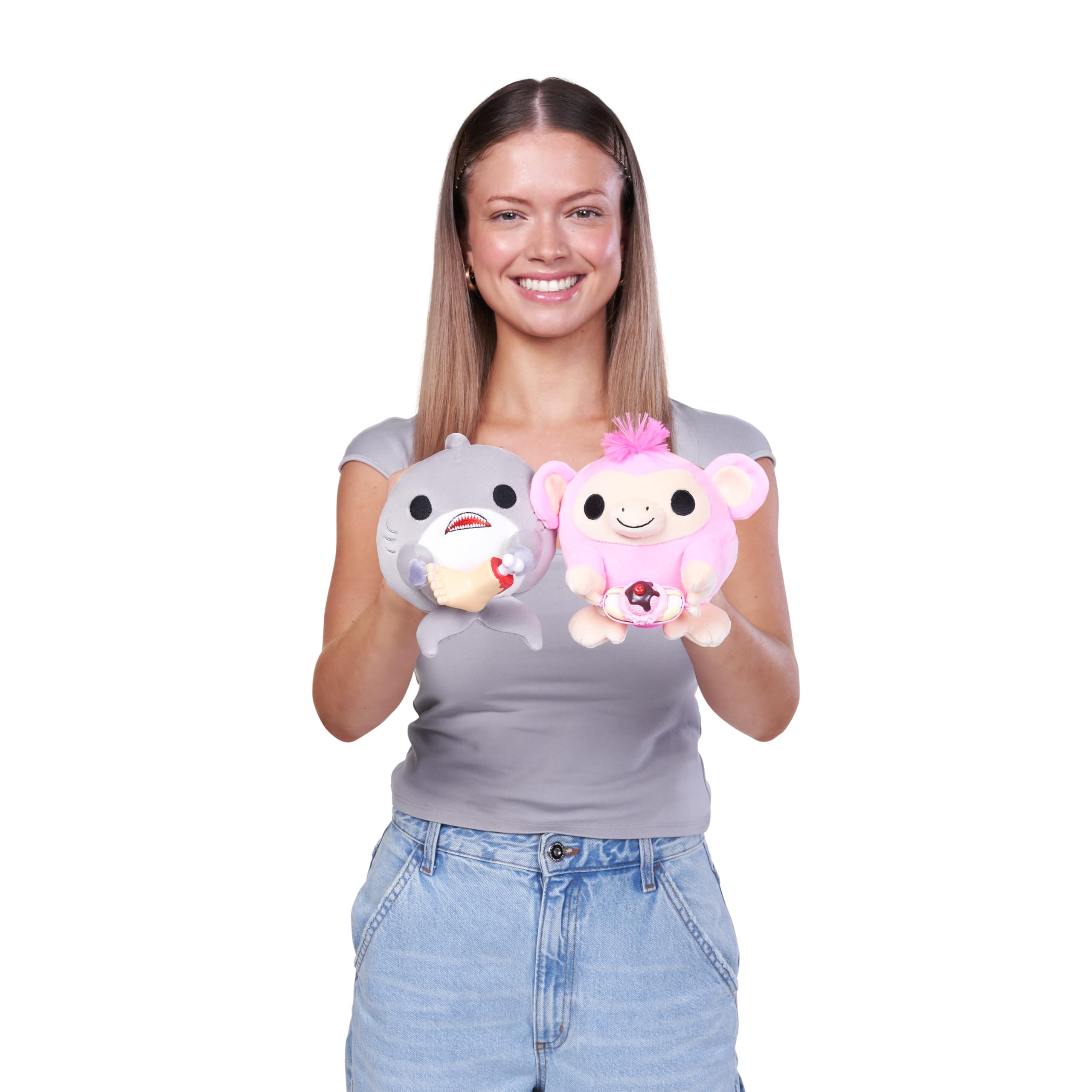 Snackles, peluche Serie 1 non da 13 cm di ZURU, peluche con accessorio snack (assortimento casuale)