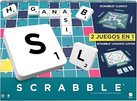 Mattel Games Scrabble, Version Spanish, HXV99