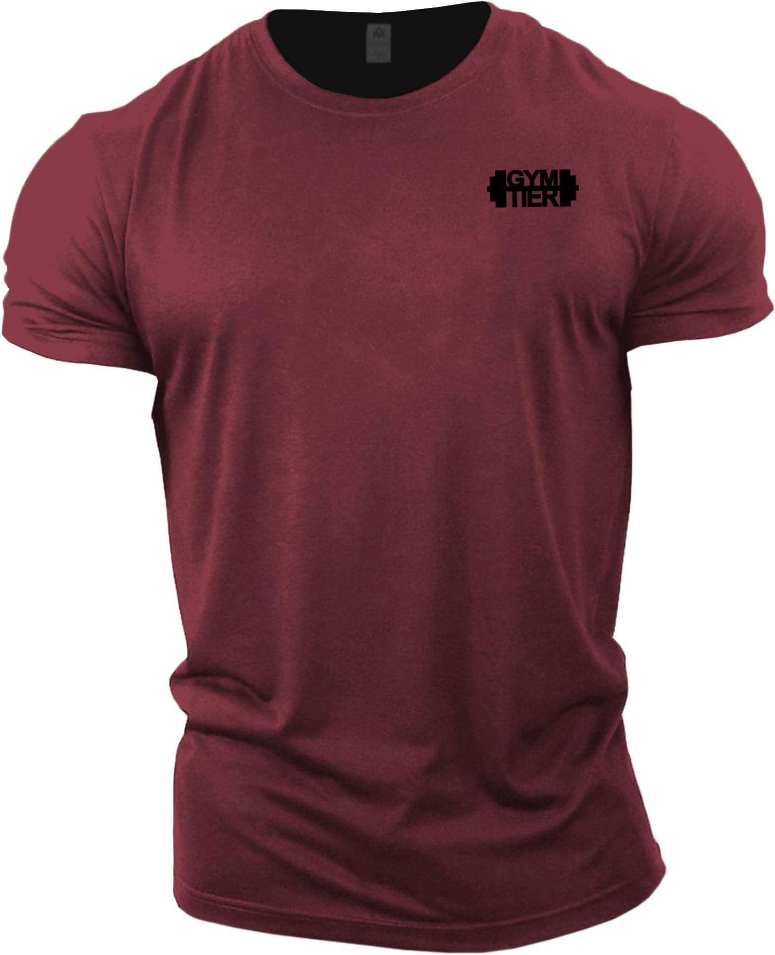 Plain Badge Gym T-Shirt - Bodybuilding Workout Training Top