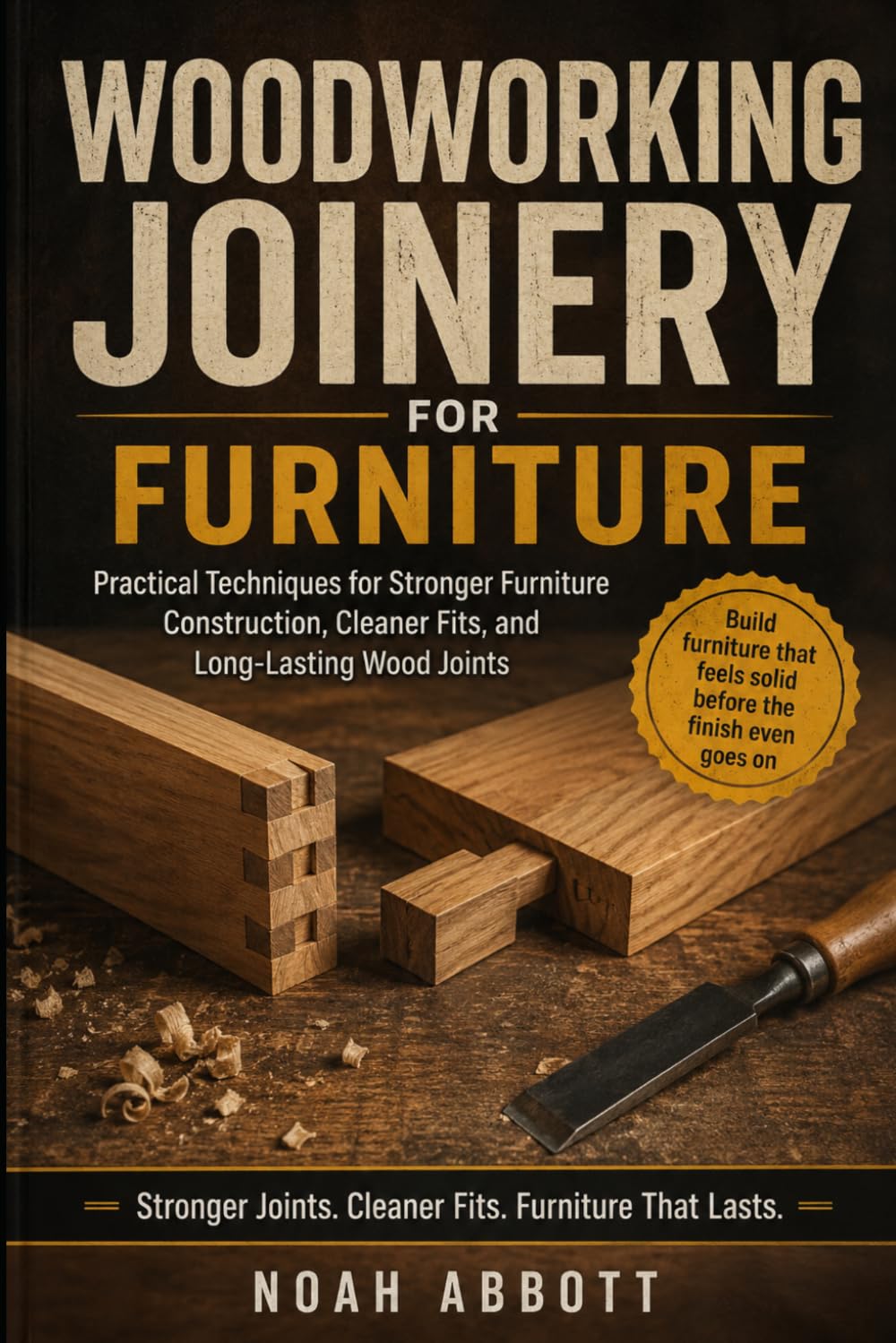WOODWORKING JOINERY FOR FURNITURE: Practical Techniques for Stronger Furniture Construction, Cleaner Fits, and Long-Lasting Wood Joints