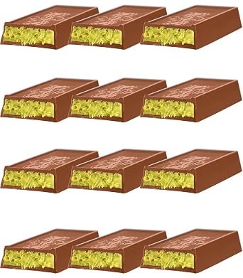 Dubai Chocolate Bar Pistachio | Milk Chocolate Filled with Pistachio Cream and Kataifi 1.05 oz Pack of 12