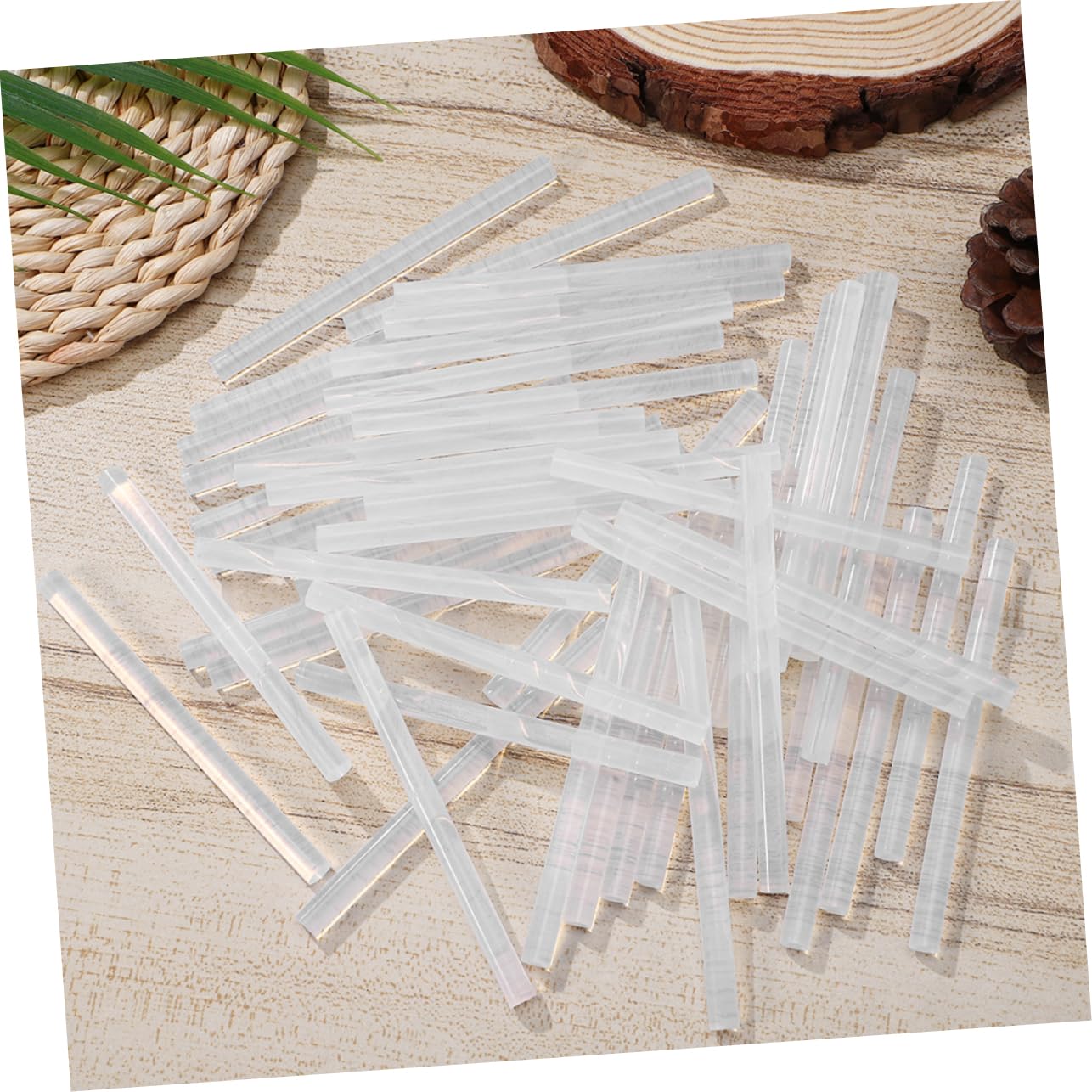 100pcs Hot Glue Sticks Bulk for Crafts High Adhesion Crafting Tool Convenient Hot Melt Glue Rods for DIY Projects Fast Melting No Bubbles for Home Decor and Repairs