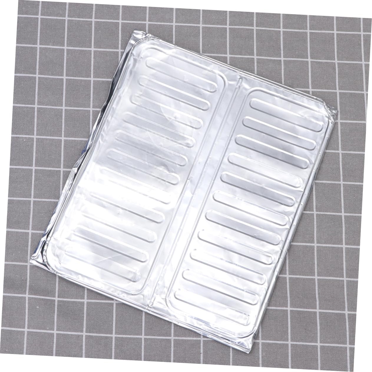 Cabilock 3pcs Kitchen Oil Splatter Shield Aluminum Foil Gas Hinged Panels Non-stick Design for Easy Cleaning Heat Insulation Fits Various Pan Kitchen Tool