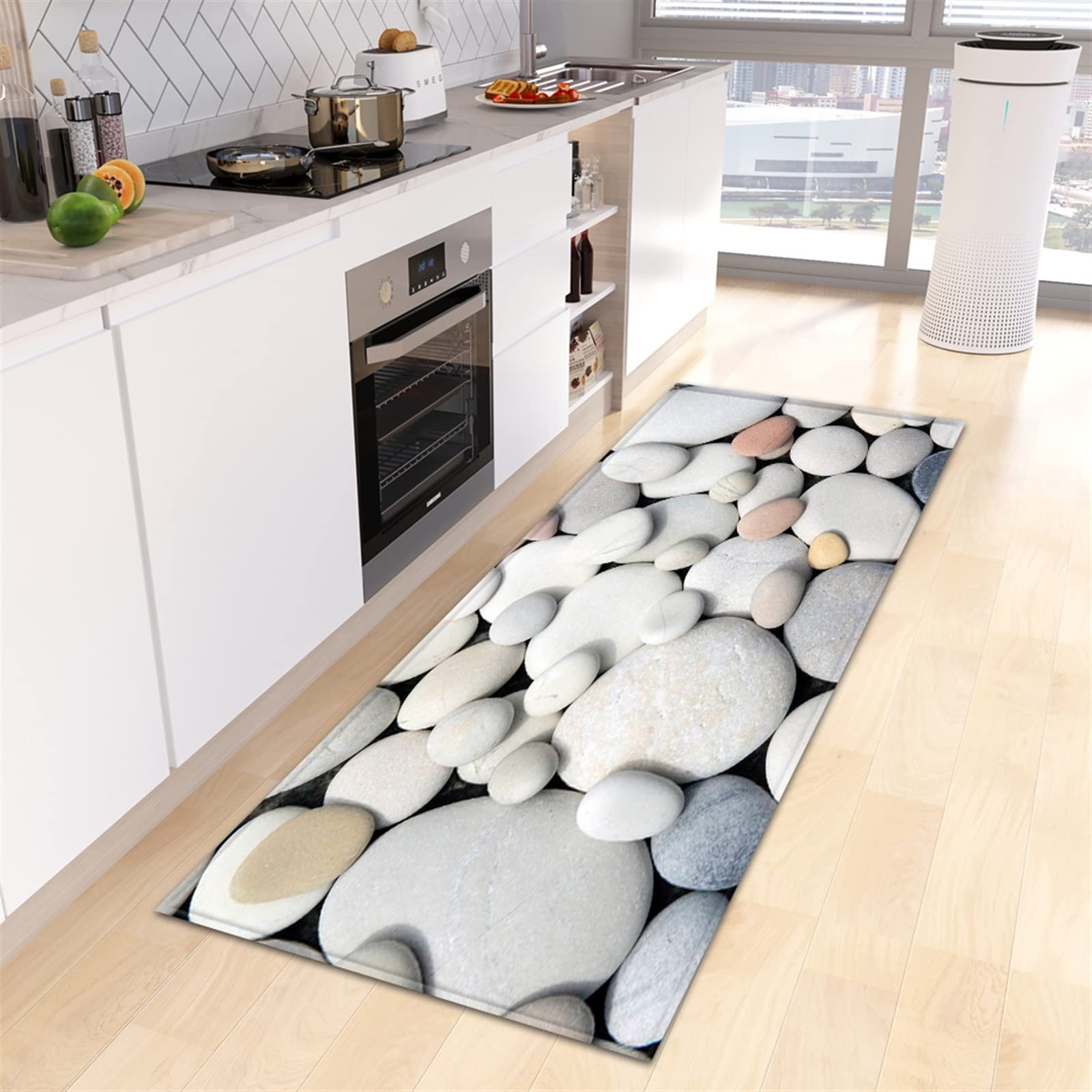 Tapete de cocina para pasillo y entrada que aporta calidez moderna a todo tu hogar