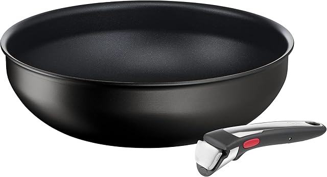Tefal Ingenio Eco Resist On Set Patelnia, Czarny, 28 cm