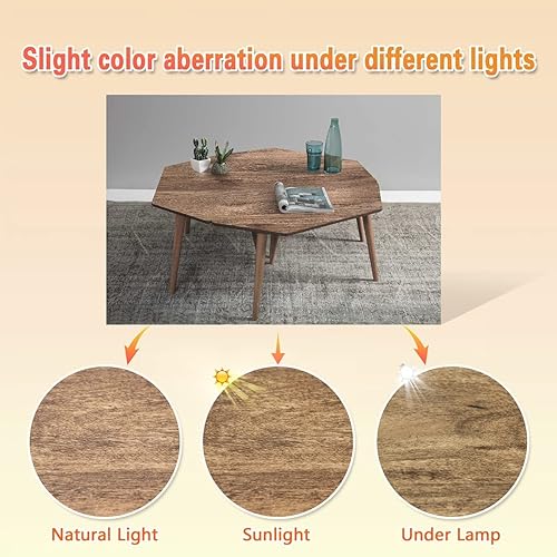 Miniatura 6 de Erfoni Papel de contacto de madera, papel tapiz de madera para despegar y pegar, papel tapiz de grano de madera marrón, papel de contacto