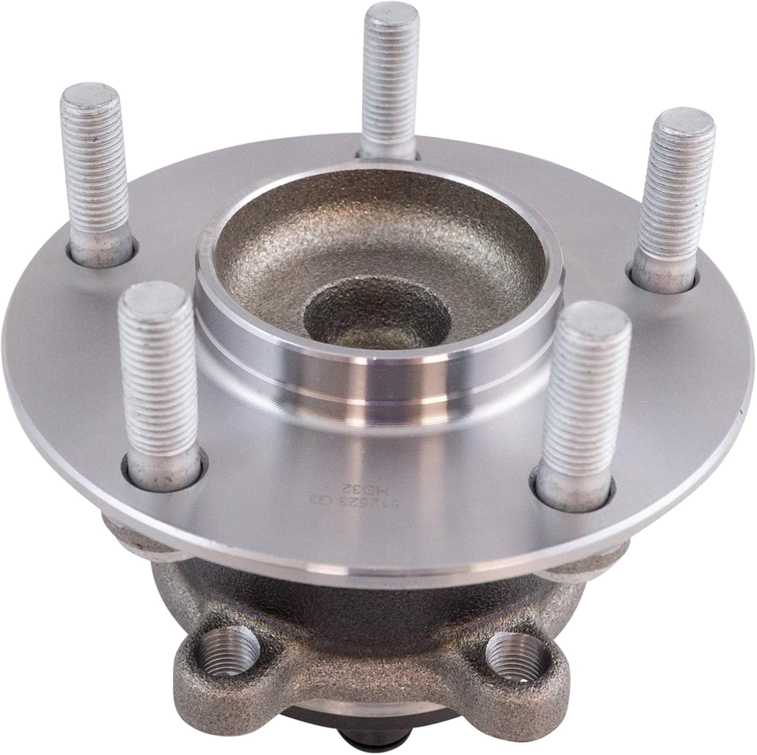 TRQ Rear Left and Right Wheel Bearing and Hub Assembly Set 2 Piece Compatible with 2014-2018 Mazda 3 Japan Built Models 1st VIN Digit J - Image 4