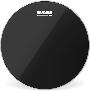 Evans Drum Heads - Black Chrome Tom Drumhead, 6 Inch