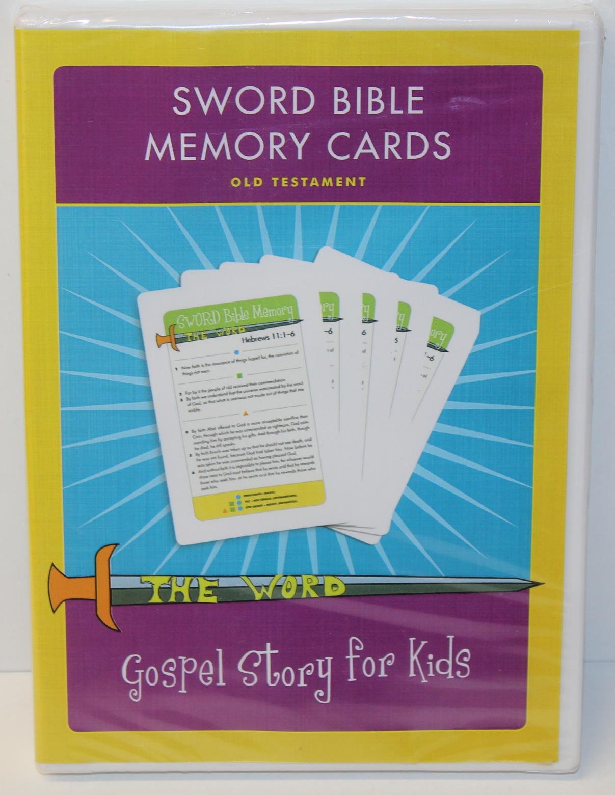 Sword Bible Memory Cards Old Testament - The Word - Gospel Story for Kids