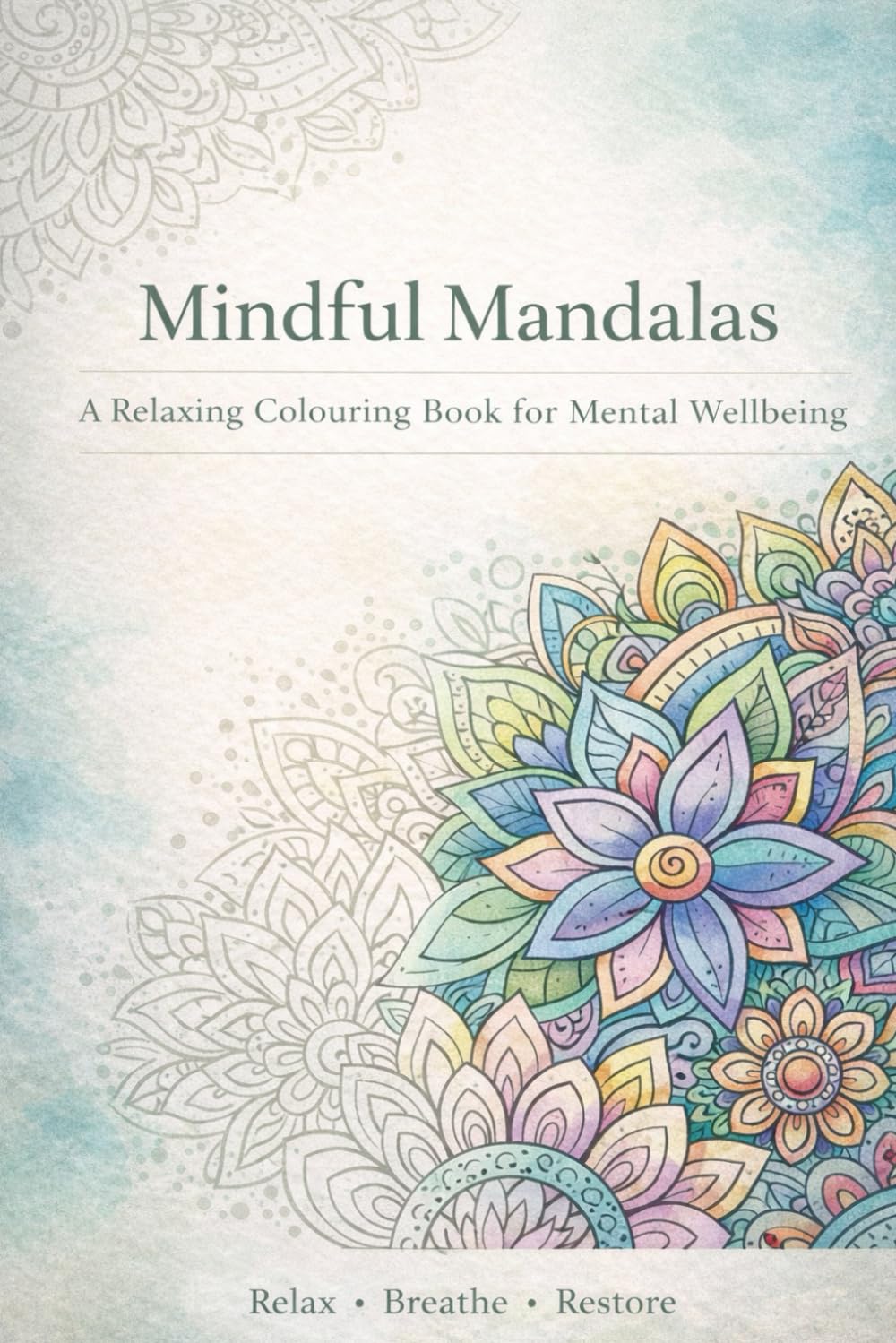 Mindful Mandalas: A Relaxing Colouring Book for Mental Wellbeing