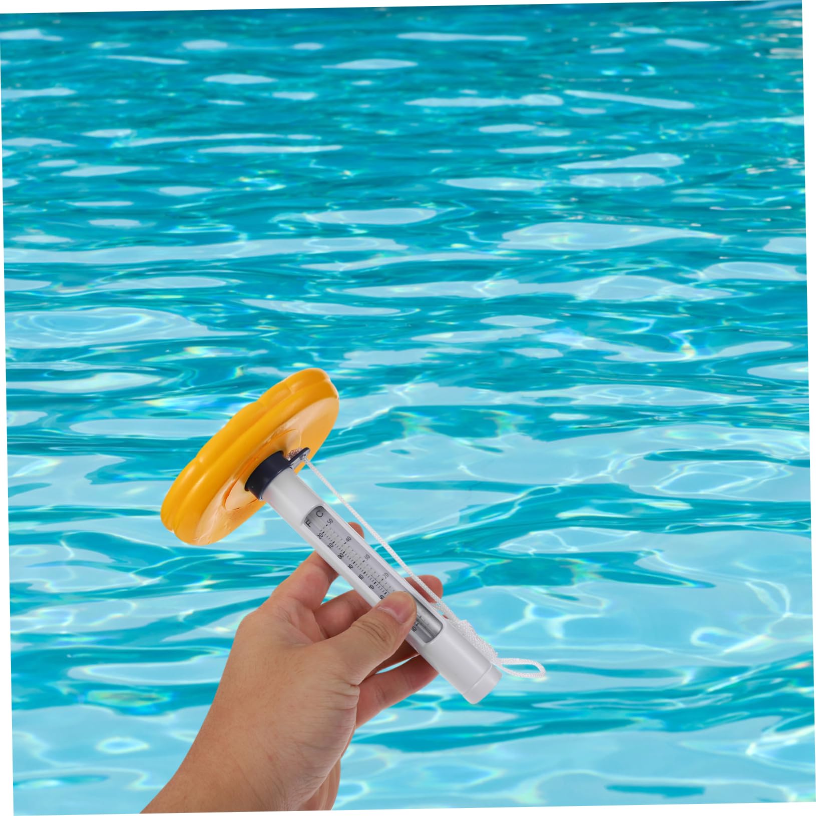 Toddmomy 3 Pezzi Termometro Per Acqua Galleggiante Piscina Termometro Dell'acqua Del Bagno Plastica
