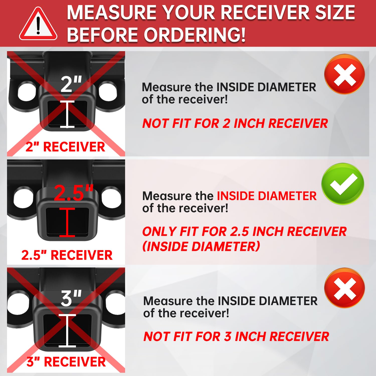 調節可能な高耐久 10 インチ ドロップ ヒッチ ボール マウント 5000 ポンド容量 2 インチ