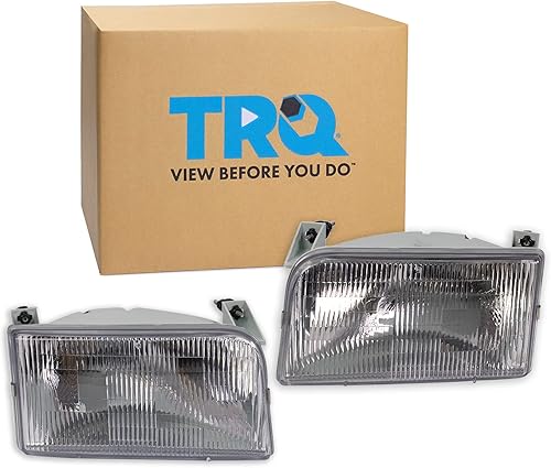 Miniatura 10 de TRQ Juego de faros delanteros para Ford Taurus 2000-2007
