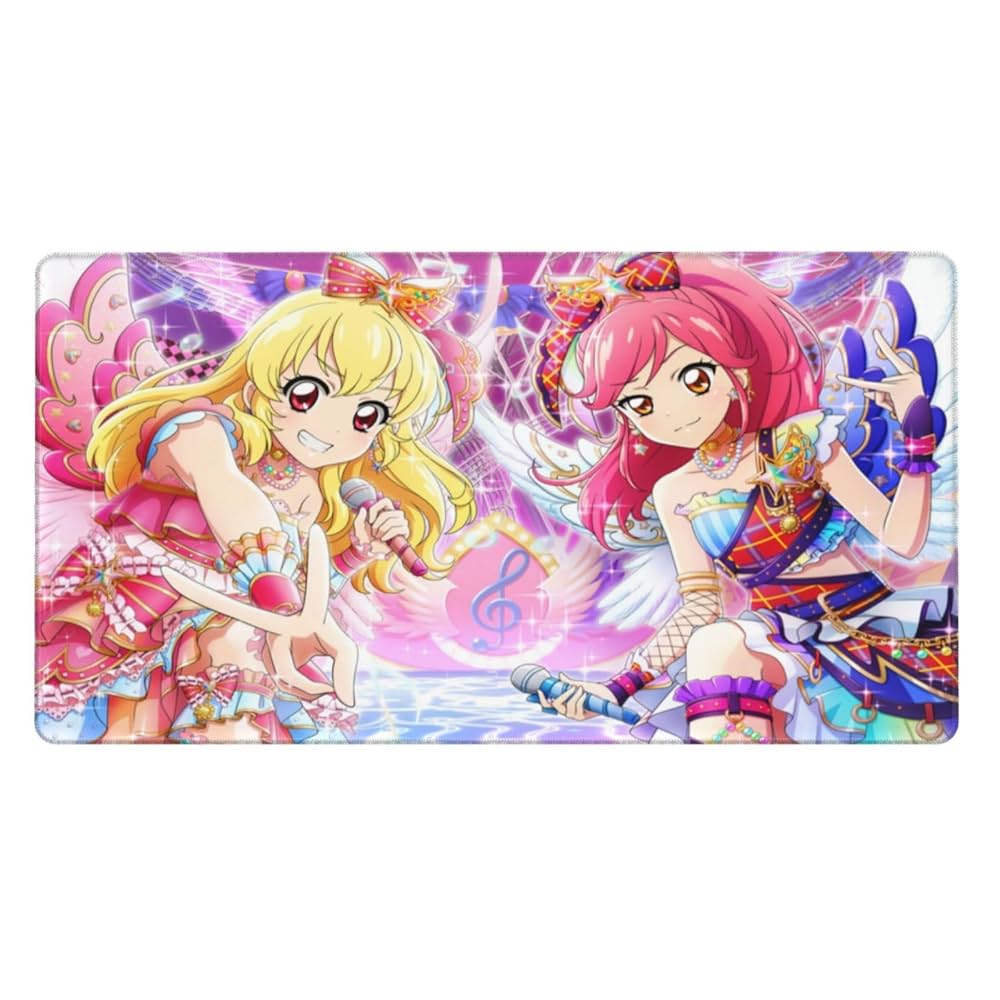 アイカツ！ デスクマット ラバーマット Amazon.co.jp：アイカツ マウスパッド デスクマット 大型 ゴム