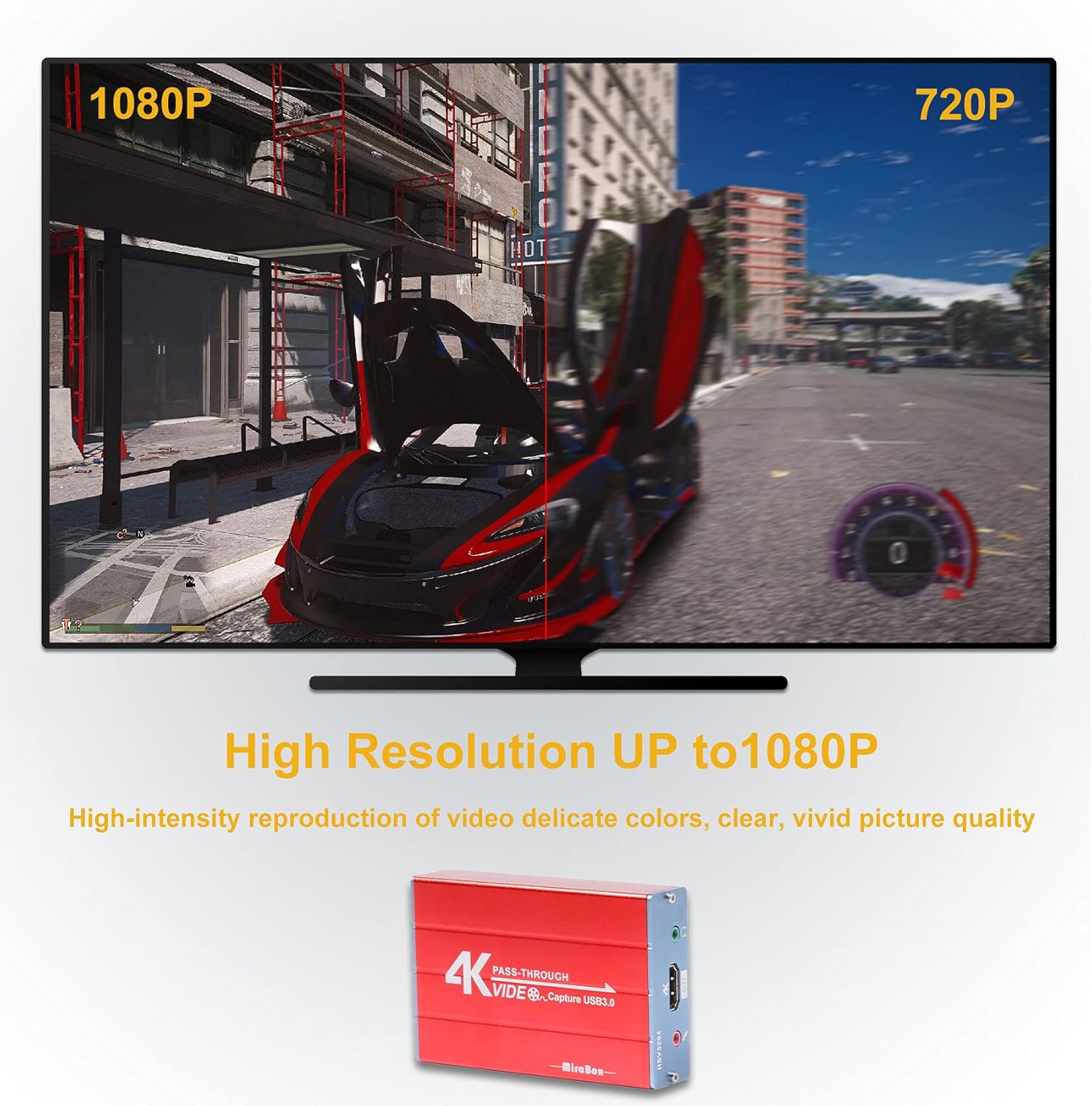 Buy Mirabox Hdmi Capture Card 4k Usb 1080p 60 Audio And Video Capture With 4k No Latency Passthrough Work With Ps5 Ps4 Xbox Switch For Obs Twitch Youtube Game Facebook Game For Streaming And Recording