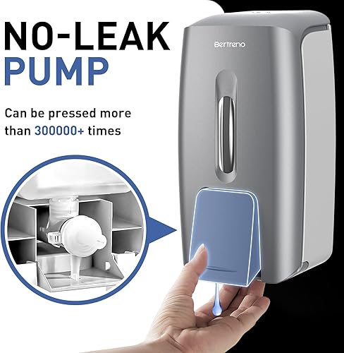 Miniatura 3 de Dispensador de jabón comercial de montaje en pared, dispensador de jabón de manos de 27.1 fl oz, dispensador de desinfectante de manos líquido de