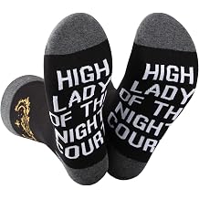BDPWSS Fantasy Book Socks High Lady Of The Night Court Fantasy Novel Inspired Gifts Bookworm Gifts For Reader