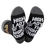 BDPWSS Fantasy Book Socks High Lady Of The Night Court Fantasy Novel Inspired Gifts Bookworm Gifts For Reader