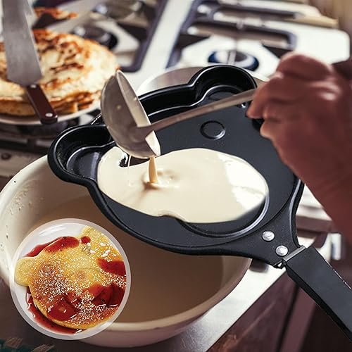 Miniatura 2 de BIENKA Soup Pot Love Frying Pan Creative Breakfast Pan Non Stick Iron Mini Breakfast Frying Pan Mold Pot