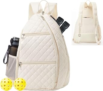 Pickleball  antas , Pickelball Sling S rt  antas  Crossbody Kapitone  antalar Erkekler Kad nlar i in, Pickleball Paddle Tenis Badminton Raketleri Tutar