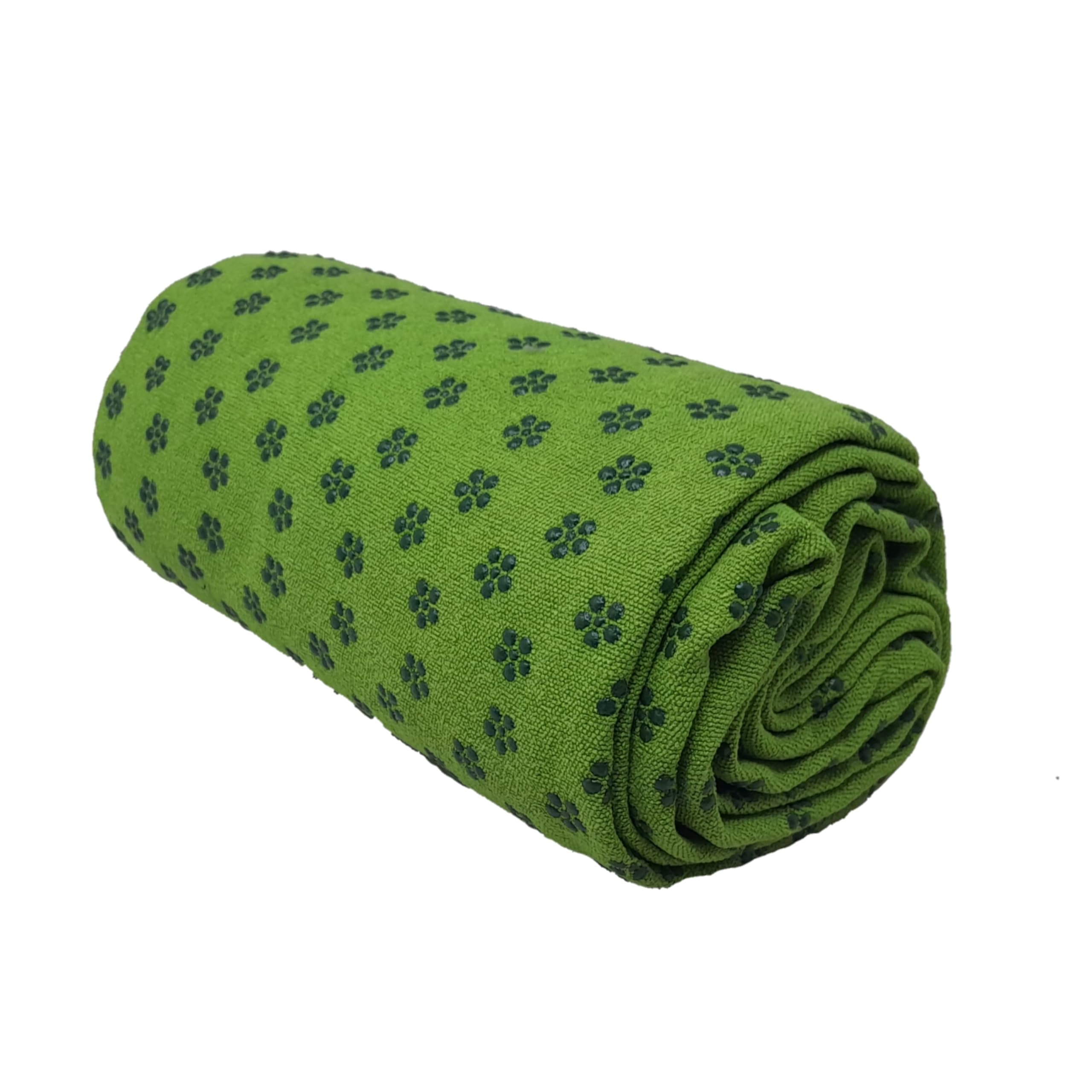 BLACK GOLD The Finer Touch Premium Microfiber Yoga Towel Mat for Hot Yoga, Fitness, Exercise, Pilates | Machine Washable - Green (B0D41H5YDS) Amazon Price History, Amazon Price Tracker