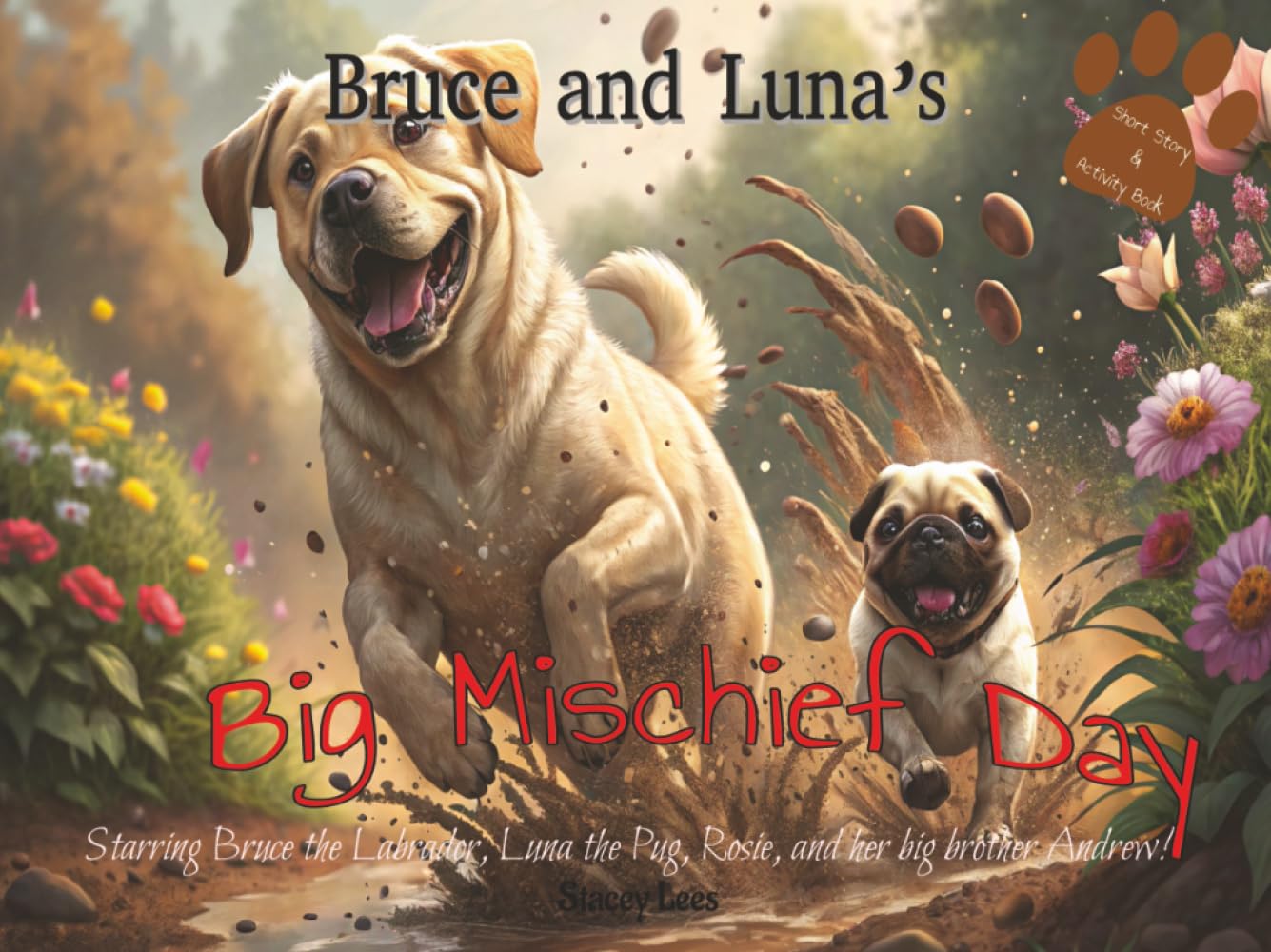 Bruce & Luna's Mischief Day: Short Story | Activity Book| Mischievous adventures of 2 Cheeky Dog's (Bruce & Luna's Adventures)