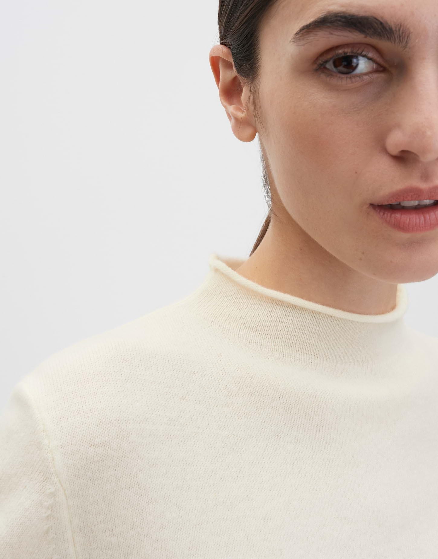 someday Damen Pullover | TUMEA Regular Kurzarmpullover aus Reiner Wolle
