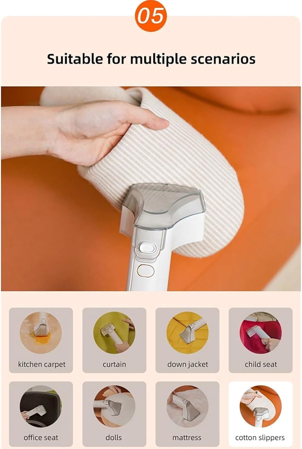 Spot Curtain Cleaner Machine, Fabric Sofa Cleaning Machine,Small Lightweight Handheld Carpet Cleaner, 380W Portable Household Sofa Cleaner