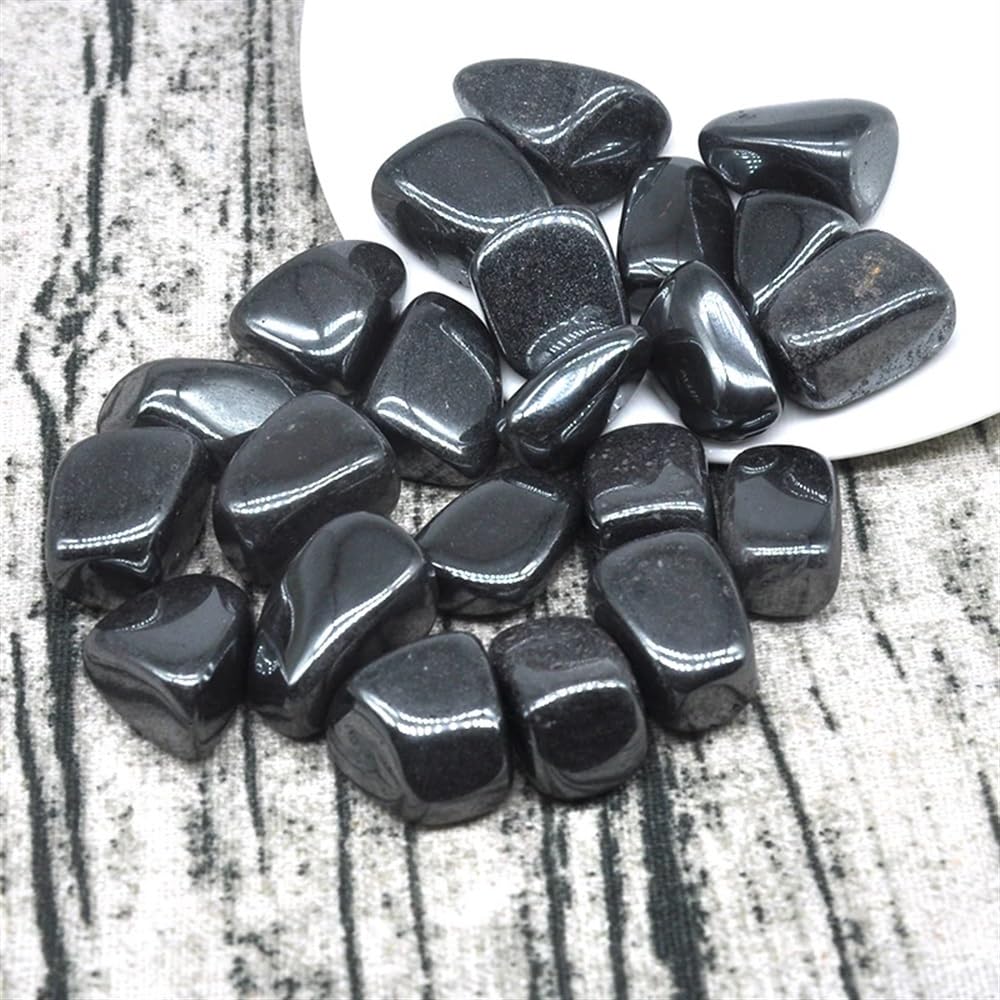 AtkitS Example Natural Hematite Gravel Irregular Cut Fallen Stone Reiki Healing Crystal Quartz Mineral Home Aquarium Decoration Gift (Size : 100g)