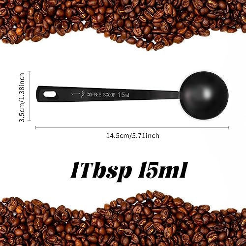 Miniatura 12 de 3 cucharas medidoras de café, cuchara de café de acero inoxidable, cucharada de mango largo para medir café, leche en polvo, frutas en polvo, té