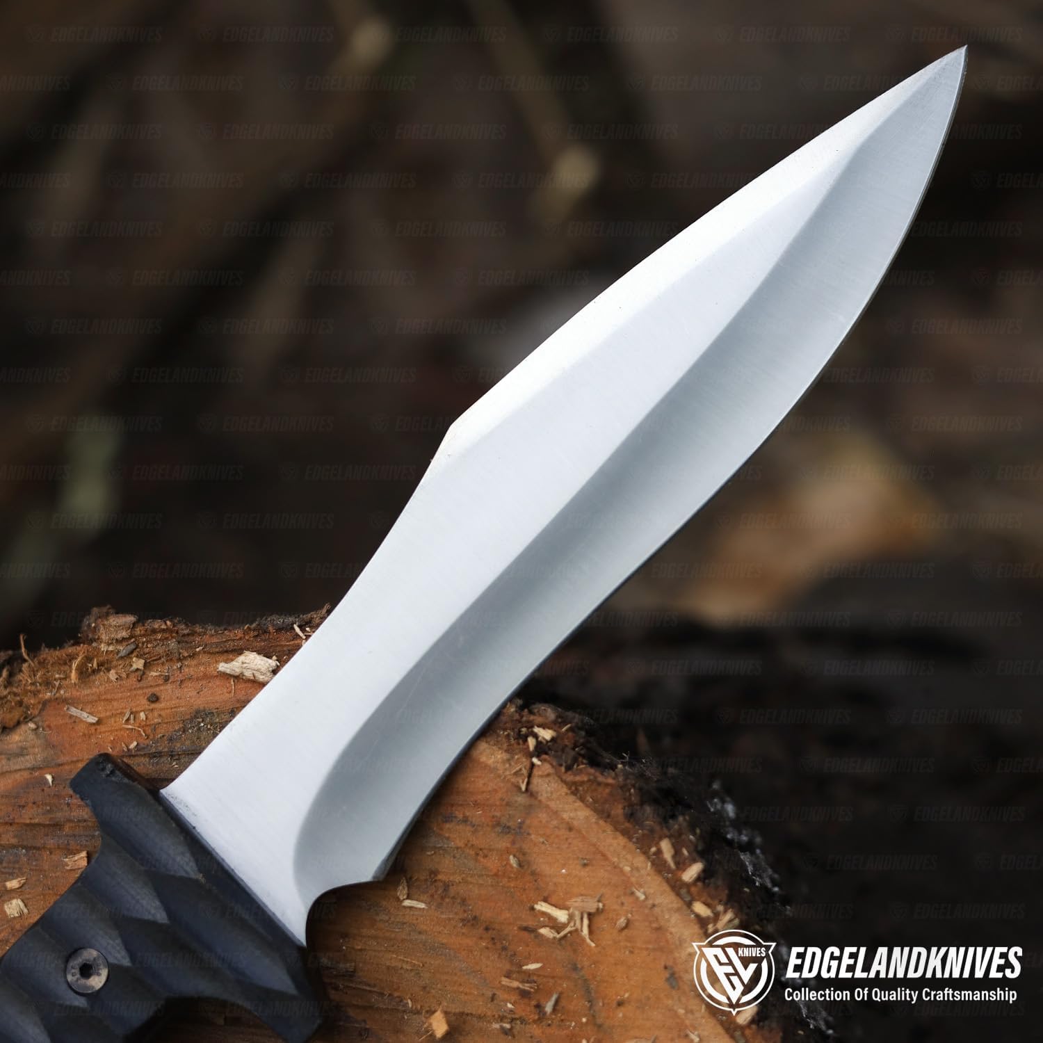 Large Bowie Knife With Sheath 13 Inches Stainless Steel Bowie Knife - Razor Sharp Custom Bowie Knife For Men, Hunting Bowie Knife For Men EL-RM-01